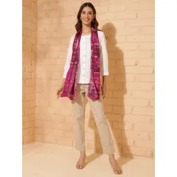 Fabindia Wine Modal Printed Stole-picture-31