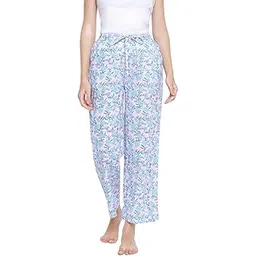fabindia Women Cotton Hand Block Print Pyjama Pink-picture-56