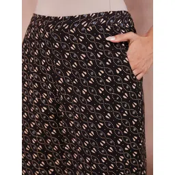 Fabindia Women Ethnic Motifs Printed Mid-Rise Trousers image 3