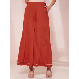Fabindia Women Flared Ethnic Palazzos-picture-29