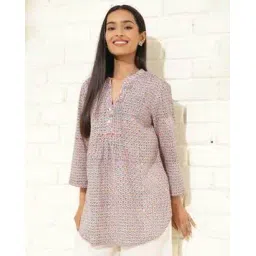 fabindia Women Printed Straight Tunic-picture-29