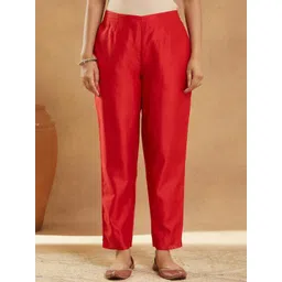 Fabindia Women Regular Fit Mid-Rise Trouser-picture-11