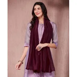 fabindia Women Stole with Tassels-picture-34