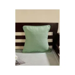 fabindia fashion Fabindia Green Cotton Gulbagh Cushion Cover-picture-13