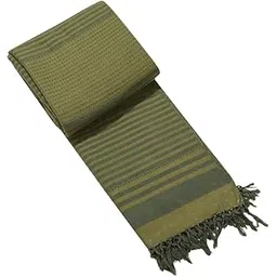 Fabindia Green Hand Woven Cotton Bed Cover-picture-12