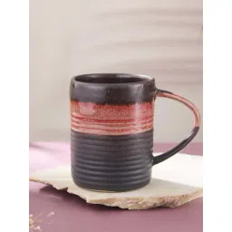 Fabindia Home Black Ceramic Mug (380ml)-picture-23