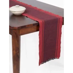 Fabindia Home Edha Red Cotton 280 GSM Table Runner-picture-35