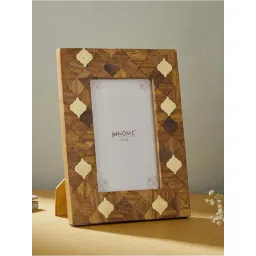 fabindia home Fabindia Brown Wood Soha Inlay Photo Frame-picture-20