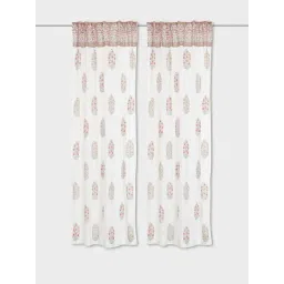 fabindia home Fabindia Dawaik Red Cotton Cushions-picture-25