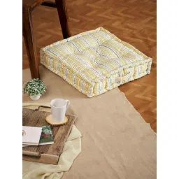 Fabindia Home Ihania Green Cotton Cushion Filler-picture-40