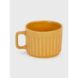 Fabindia Home Maaya Ochre Ceramic Tea Cup (250ml) image 3