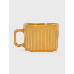 Fabindia Home Maaya Ochre Ceramic Tea Cup (250ml) image 2