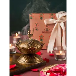 Fabindia Home Mehnoor Golden Metal Dhuna-picture-12