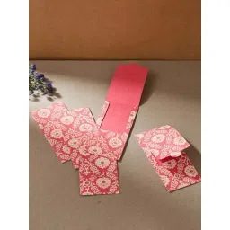 Fabindia Home Pink Paper Printed Sarkhaab Envelope - Set of 5-picture-19