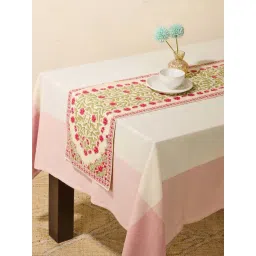 Fabindia Home Pushp Red & Green Cotton 118 TC Printed Runner-picture-37