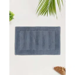 Fabindia Home Standalone Blue Cotton Viscose 1480 GSM Bathmat-picture-33