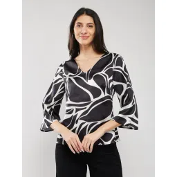 Fablestreet Black Abstract Top-picture-46