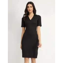 Fablestreet Black Fitted Dress-picture-40
