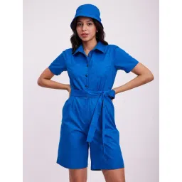 Fablestreet Blue Linen Jumpsuit-picture-38