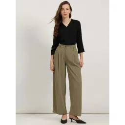 Fablestreet Green Regular Fit Trousers-picture-26