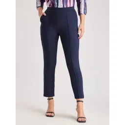 FableStreet LivIn Straight Fit Cropped Pants-picture-10