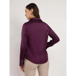 Fablestreet Purple Casual Shirts image 2