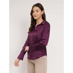 Fablestreet Purple Casual Shirts image 3