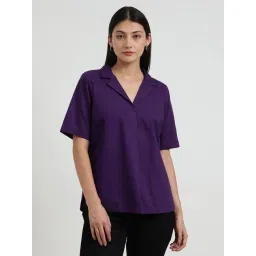 Fablestreet Purple Relaxed Fit Top-picture-30