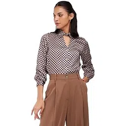 fablestreet Satin Buttoned Down Shirt - Multicolour-picture-42