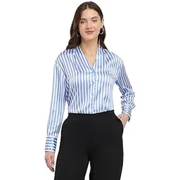 fablestreet Satin Striped Shirt-picture-49