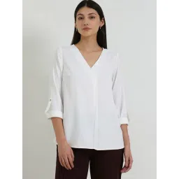 Fablestreet White Relaxed Fit Top-picture-13