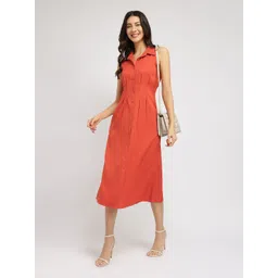 FableStreet Women A-Line Midi Dress image 4