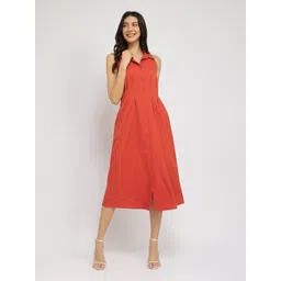 FableStreet Women A-Line Midi Dress image 1