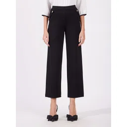 FableStreet Women Flared Wide Leg Trousers-picture-17