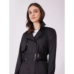 FableStreet Women Lapel Collar Solid Formal Tailored Jacket-picture-39