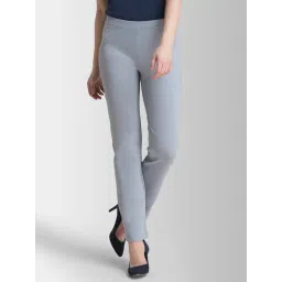 FableStreet Women LivIn Flared Solid Bootcut Trousers-picture-14