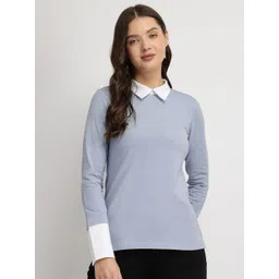 FableStreet Women Solid Cotton T-shirt-picture-21