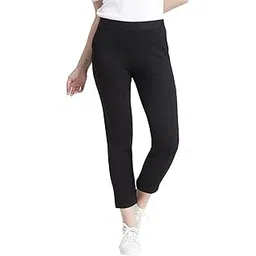 fablestreet Womens Formal Trousers | Slim Fit Ankle Length Design with Flat Front & Mid-Rise Waist | Premium Viscose Rayon Fabric for Office & Business Wear-picture-47