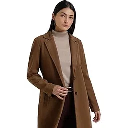 Women Casual Shirt | Regular Fit Notch Lapel Solid Design | Smooth Wrinkle-Resistant Polyester Felt for Work & Everyday Wear-image-45