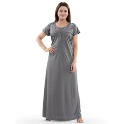 Fabme Maternity Striped Maxi Nightdress-picture-27