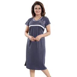 Fabme Maternity Striped Nightdress-picture-25