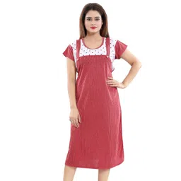 Fabme Maternity Striped Nightdress-picture-32