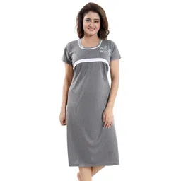 Fabme Maternity Striped Nightdress-picture-29