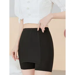 Fabme Mid-Rise Boyshort Brief PT039BK-Black-picture-21