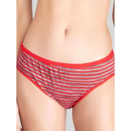 Fabme Striped Cotton Mid-Rise Basic Briefs-picture-38