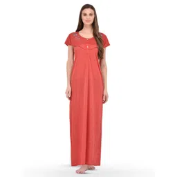 Fabme Striped Maternity Maxi Nightdress-picture-18