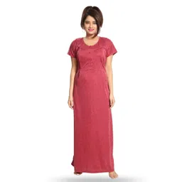 Fabme Striped Maternity Maxi Nightdress-picture-16