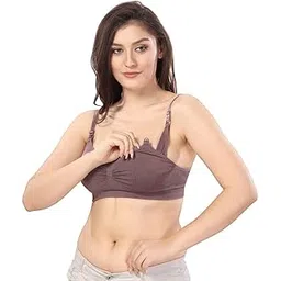 Fabme Women's Cotton Padded, Non-Wired, Nursing Bra - Pack of 1-picture-17