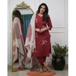 fabnex Women Printed Straight Kurta Set-picture-11