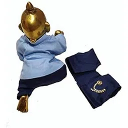 Fabric Laddu Gopal Pant Shirt with Jacket, Multicolour, 1 Pant Shirt, 1 Jacket-picture-54